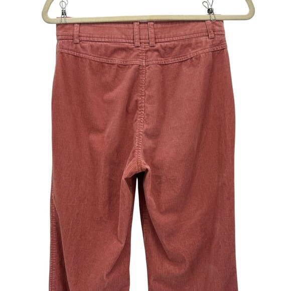Joie Womens 0 Pants Corduroy High Rise Straight Leg Pink - Picture 5 of 8